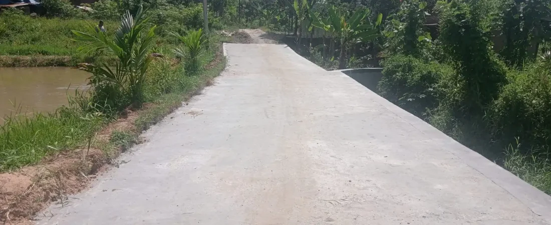 Pembangunan Jalan Rabat Beton Desa Sigulang Telah Selesai dan Siap Digunakan