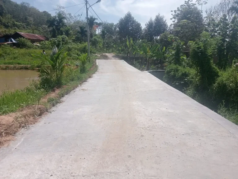 Pembangunan Jalan Rabat Beton Desa Sigulang Telah Selesai dan Siap Digunakan