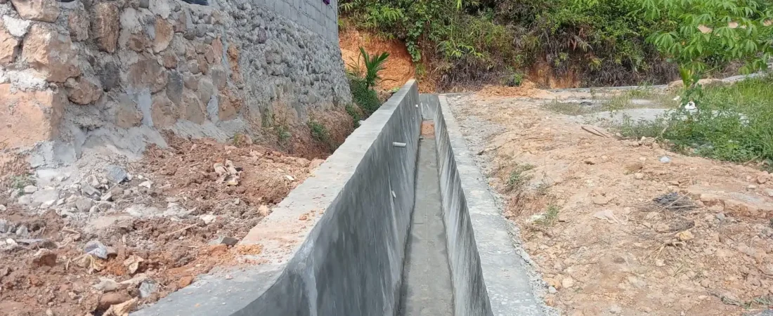 Pembangunan TPT di Desa Sigulang Dilakukan untuk Lindungi Permukiman dari Risiko Longsor